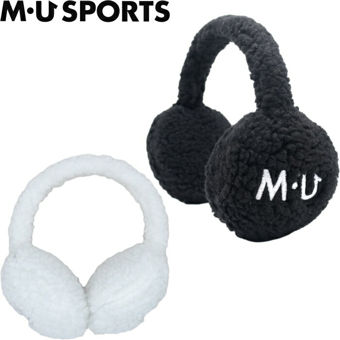 【特別価格】【郵便発送可】M・U SPORTS　MUスポーツ レディース　ボアイヤーウォーマー 801H8858K　耳当て/イヤーマフ 【防寒/保温/ゴルフウェア/女性用】