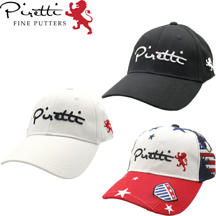 Piretti ピレッティ　PR-CP0006 ゴルフ コットン キャップ　日本正規品