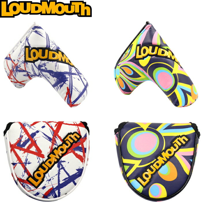 LOUDMOUTH ラウドマウス パターカバー　LM-HC0013/PN/MT （ピンタイプ用/マレットタイプ用）【ShagadelicBlue（075）/TricoStars（355）】