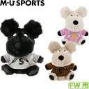 M・U SPORTS MUスポーツ 703Q3510 兎毛ふわふわパーカー フェアウェイウッド用ヘッドカバー