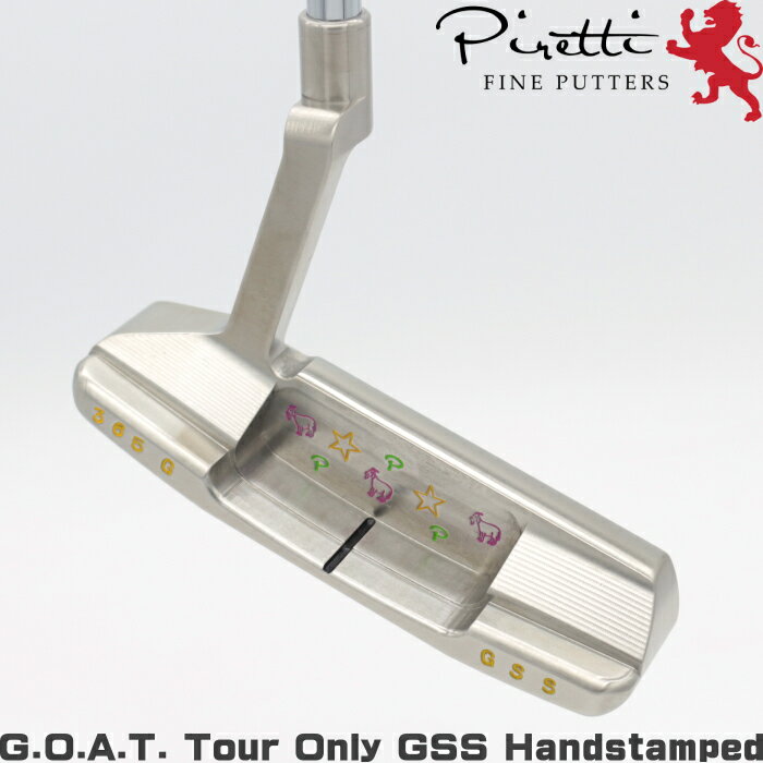 【世界に1本】Piretti ピレッティ パター GOAT ツアーオンリー GSS ハンドスタンプ (G.O.A.T. Tour Only GSS Handstamped) 鑑定書付属