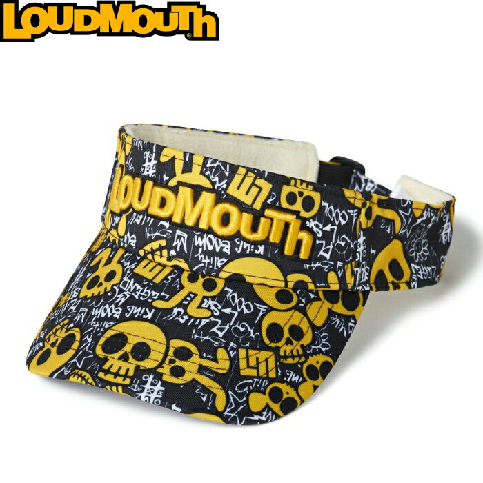 Loudmouth ラウドマウス サンバイザー 774906-413　Animal Skulls/アニマルスカルズ　【ユニセックス/ゴルフウェア】 その1
