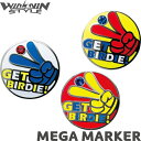 【ネコポス送料無料】 WINWIN STYLE ウィンウィン MEGA マーカー GET BIRDIE!(4)