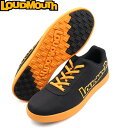 Loudmouth ラウドマウス LM-GS0005 スパイクレス ゴルフシューズ Black×Orange (946)ブラック×オレンジ 無地/ビッグロゴ 【...
