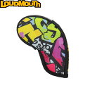 【ネコポス送料無料】LOUDMOUTH ラウドマウス アイアンカバー 単品用 LM-HC0020/IR Tags Neon(317)タグスネオン 窓付タイプ