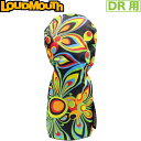 LOUDMOUTH ラウドマウス ドライバー用ヘッドカバー Shagadelic Black(020)シャガデリックブラック (LM-HC0021/LM-HC0020)