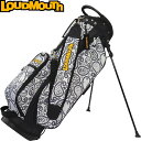 LOUDMOUTH ラウドマウス LM-CB0031 スタンドキャディバッグ ShiberMeTimbers Silver/White(284)シバミーティンバ...