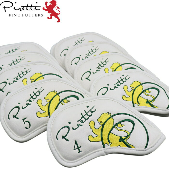 Piretti ピレッティ PR-IR0002 Iron Cover Set アイアンカバーセット (X,4,5,6,7,8,9,PW,AW,SW) 10個組 ...