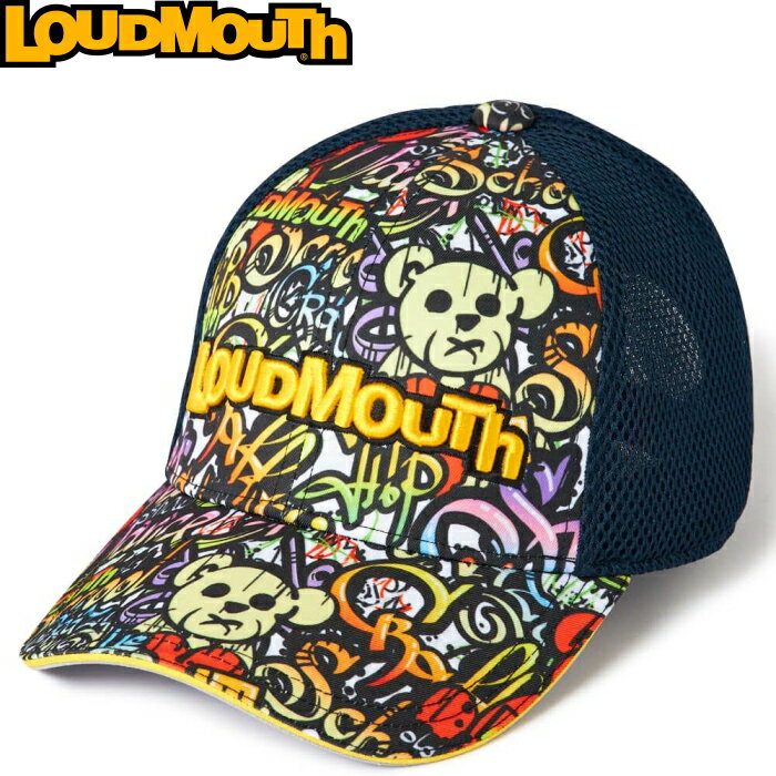 Loudmouth ラウドマウス ゴルフキャップ 765900-424　Doodle Bears/ドゥードゥルベアーズ 【ユニセックス/ゴルフウェア】