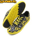 Loudmouth ラウドマウス LM-GS0005 スパイクレス ゴルフシューズ Animal Skull×Yellow(413)アニマルスカル×イエロー 【...
