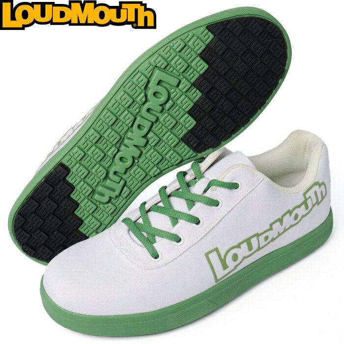 Loudmouth 饦ɥޥ LM-GS0005 ѥ쥹 ե塼 WhiteMoss Green945 ۥ磻ȡߥ...