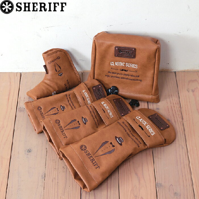 SHERIFF シェリフ SFC-018 クラシックシリーズ ヘッドカバー CAMEL キャメル　ドライバー/フェアウェイ..