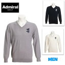 Admiral GOLFアドミラルゴルフADMA084MEN メンズUJ Vネックニット