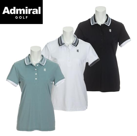 Admiral GOLFADLA241アドミラルゴルフ レディースジャガードカラー ポロシャツ