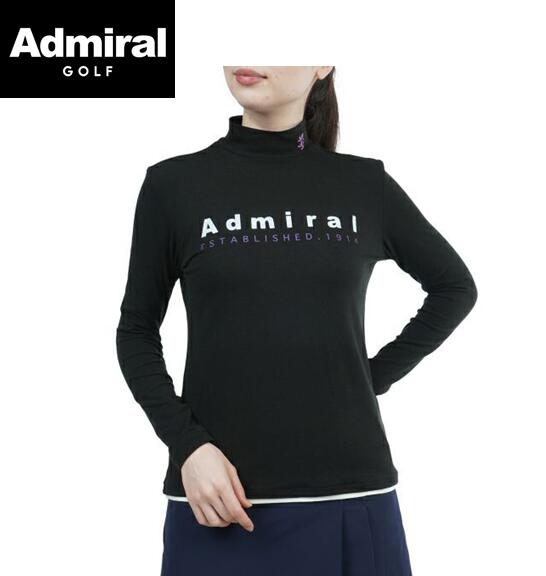 Admiral GOLFADLA290アドミラルゴルフ レディーススエードハイネックシャツ