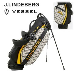 ▼▲▼▲▼ポイント10倍！▼▲▼▲▼J.LINDEBERG073-17903/GMAC07273ジェイリンドバーグ 【VESSELコラボ】キャディバッグPLAY STAND PRINTED BAG