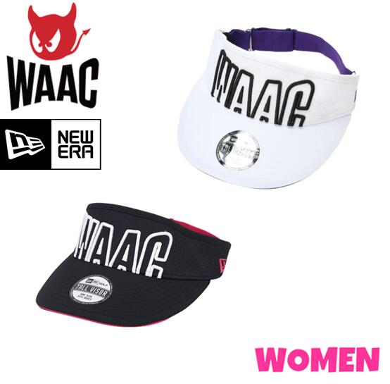 ニューエラ ▼▲▼▲▼ポイント10倍！▼▲▼▲▼WAAC × NEWERA072224830ワック × ニューエラWOMEN レディースハイフロント サンバイザー