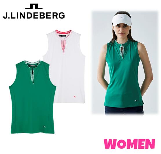 J.LINDEBERGジェイリンドバーグ072-28572 GWJT08083WOMEN レディーススキッパー ノースリーブシャツLeya Sleeveless Top