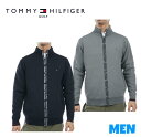 TOMMY HILFIGER GOLFトミーヒルフィガー ゴルフTHMA365MEN メンズロゴジャガード フルジップセーター