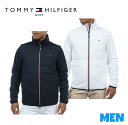 TOMMY HILFIGER GOLFトミーヒルフィガー ゴルフTHMA388MEN メンズパデッド 2WAYキルティングジャケット