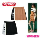archivio アルチビオA316919WOMEN レディースウール混裾プリーツスカート