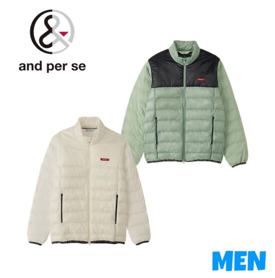 and per se アンパスィAMF1123G2MEN メンズエナジーコクーン中綿ブルゾン