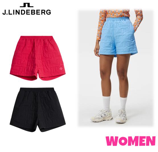 J.LINDEBERGジェイ リンドバーグ072-79841/GWPA09199WOMEN レディースJLブリッジキルト 中綿ショートパンツBLOSSOM PADDED SHORTS