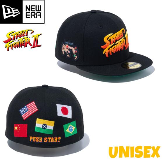 NEWERA ニューエラ14125311UNISEX ユニセックス59FIFTYSTREET FIGHTER II ストリートファイターIIタイトルロゴキャップ