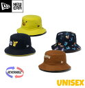 NEWERA ニューエラ14124331/14124332UNISEX ユニセックスバケット01 リバーシブルPokémon ポケモンピカチュウイーブイバケットハット