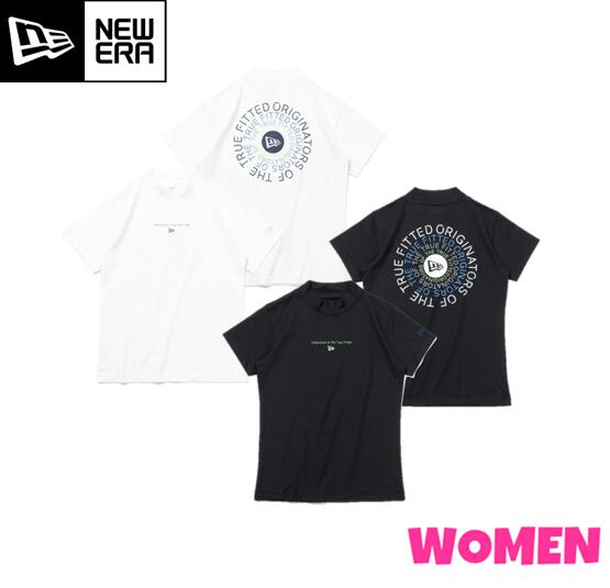 NEW ERA GOLF ニューエラ ゴルフ14108978 14108979WOMEN レディースWomen's 半袖 鹿の子 ミッドネックパフォーマンス TシャツCircle OOTTF