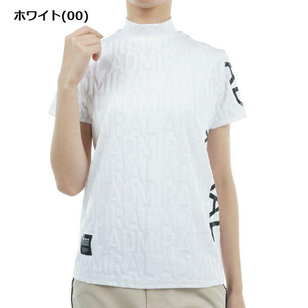 Admiral GOLFアドミラルゴルフADLA413 WOMEN レディースリンクスジャカード モックシャツ