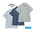 CallawayApparel キャロウェイアパレルC24134114MEN メンズアートプリントカノコ半袖シャツ