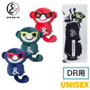 ▼▲▼▲▼ポイント10倍!▼▲▼▲▼and per se アンパスィAUA0017メンズ レディース ユニセックスヘッドカバー ドライバー用460cc対応