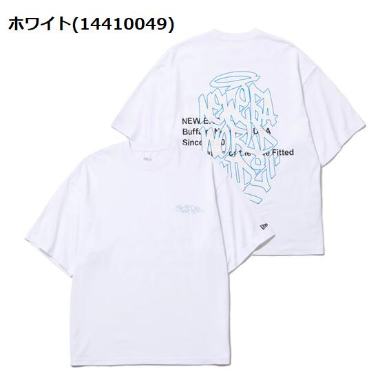 NEW ERA ニューエラ14410049 14410050 14410051メンズ レディース ユニセックス半袖 オーバーサイズド コットン TシャツGraffiti