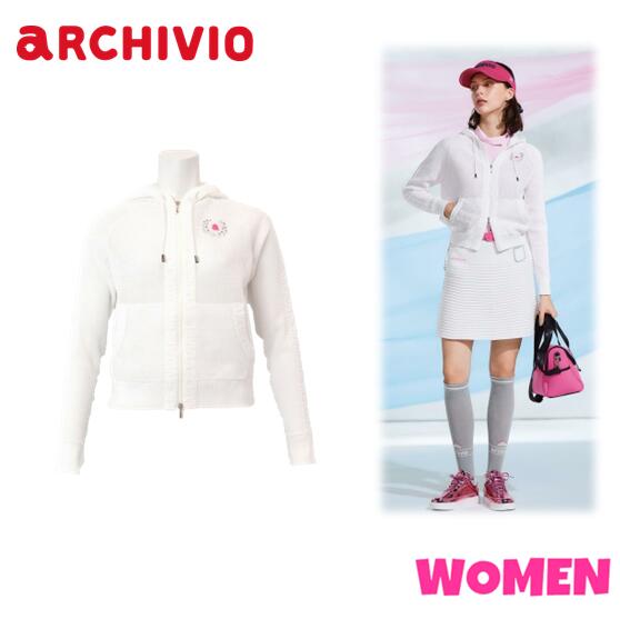 archivio アルチビオA458204WOMEN レディースメッシュジップブルゾン