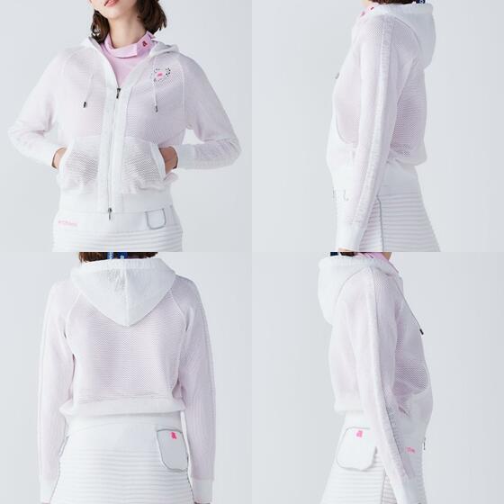 archivio アルチビオA458204WOMEN レディースメッシュジップブルゾン