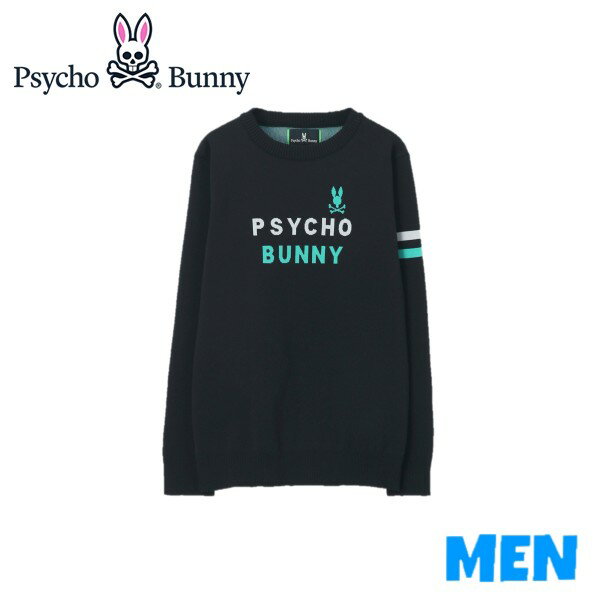 ▼▲▼▲▼ポイント10倍！▼▲▼▲▼Psycho Bunny サイコバニーGF677 251-760MEN メンズトリコロール ジャガードニット セーター
