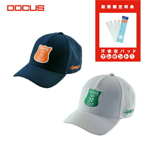 【新作】 DOCUS ゴルフキャップ ROUTE 77 Cap ドゥーカス DCCP721 大人 クール かっこいい おしゃれ ゴルフ キャップ アジャスタブル 紫外線 UV対策 熱中症 メンズ レディース