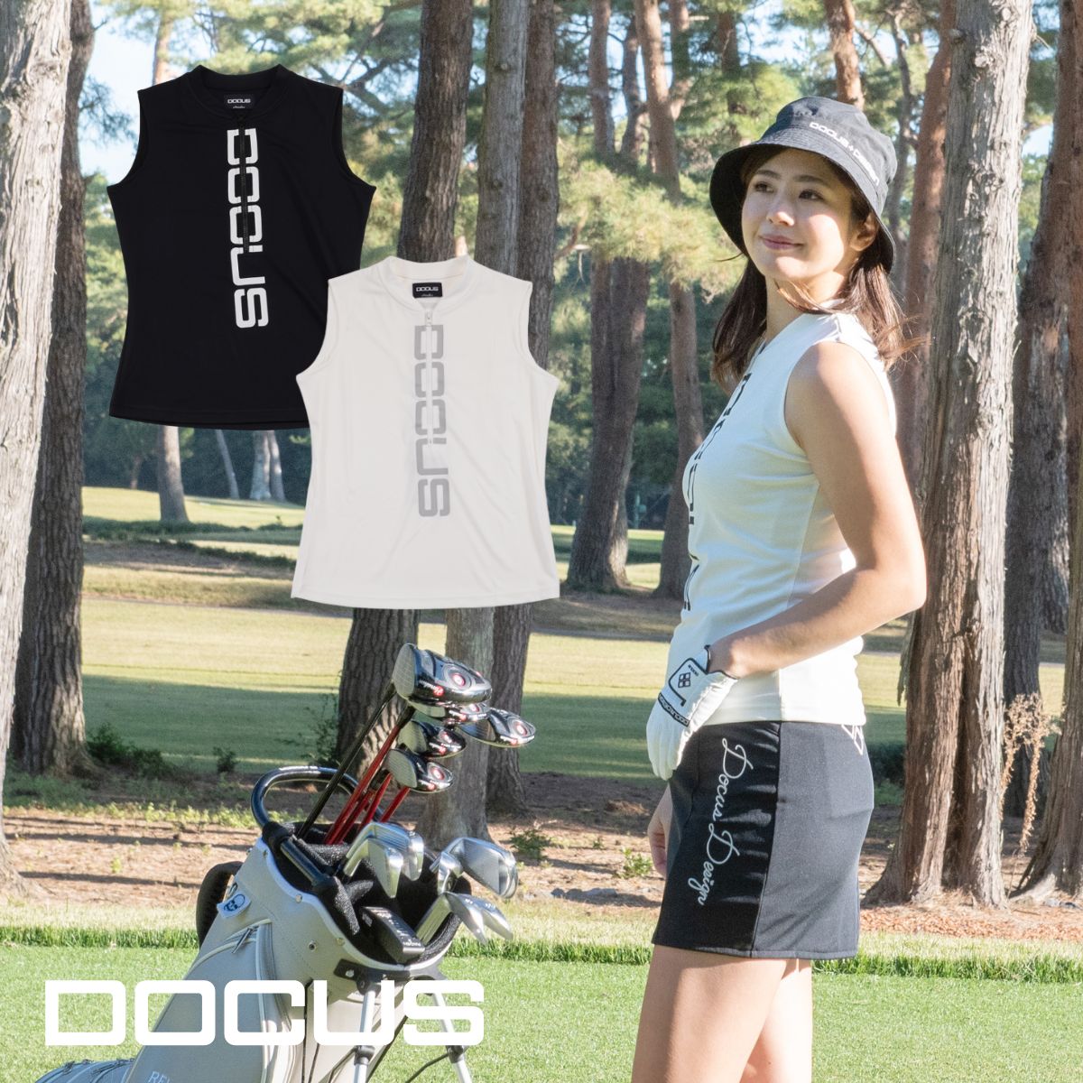 DOCUS レディース ゴルフウェア DD Zip UP DCL23S010 ドゥーカス ゴルフ ジップアップ スポーツウェア ..