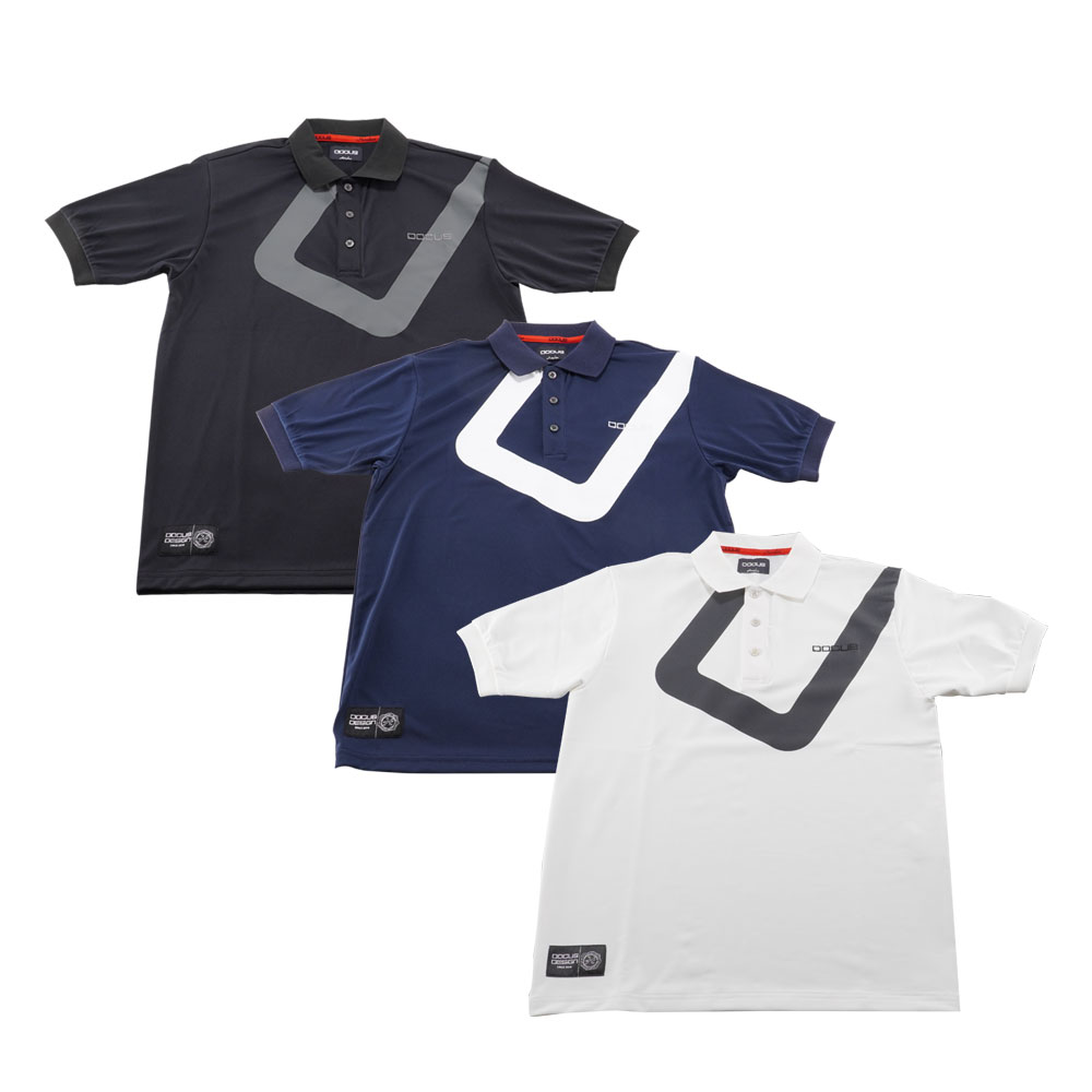 【20%OFF】ドゥーカス DOCUS ゴルフウェア ポロ DCM22S006 BIG D POLO 春 夏 アパレル ゴルフ ウェア メンズ [あす楽]のサムネイル