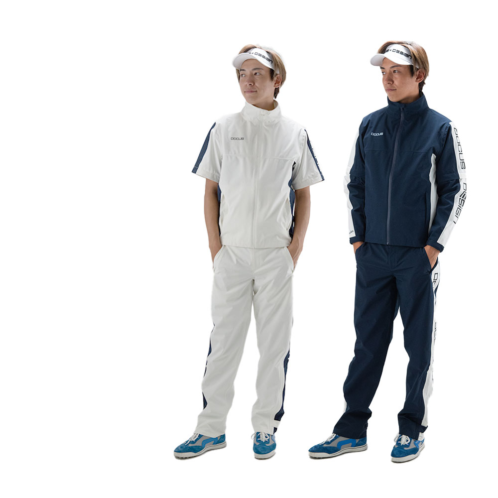 ドゥーカス DOCUS ゴルフ レインウェア 2Way 上下セット ハイパフォーマンス 雨具 防水対策 メンズ かっこいい おしゃれ あす楽 防寒 冬 スポーツ...