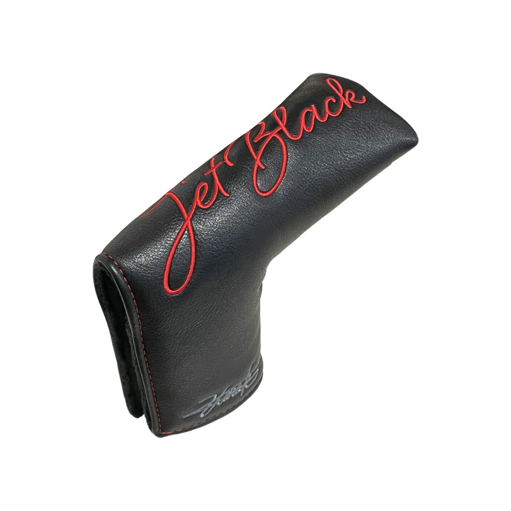  DOCUS ドゥーカス パターカバー 特別仕様モデル JET BLACK RAIDEN用 ピンタイプ ブレードタイプ Putter Cover 限定刺繍 レッドステッチ あす楽