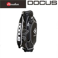 【ポイント10倍】ドゥーカスDOCUSメンズゴルフキャディバッグ9インチスタイリッシュキャディバッグDCC723Black×Whiteあす楽