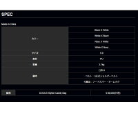 【ポイント10倍】ドゥーカスDOCUSメンズゴルフキャディバッグ9インチスタイリッシュキャディバッグDCC723White×Navyあす楽