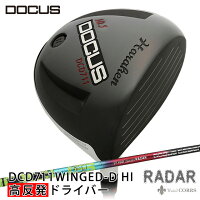 ドゥーカスDOCUSDCD711WINGED-DHIメンズゴルフドライバーRADARレイダーシャフト装着モデル