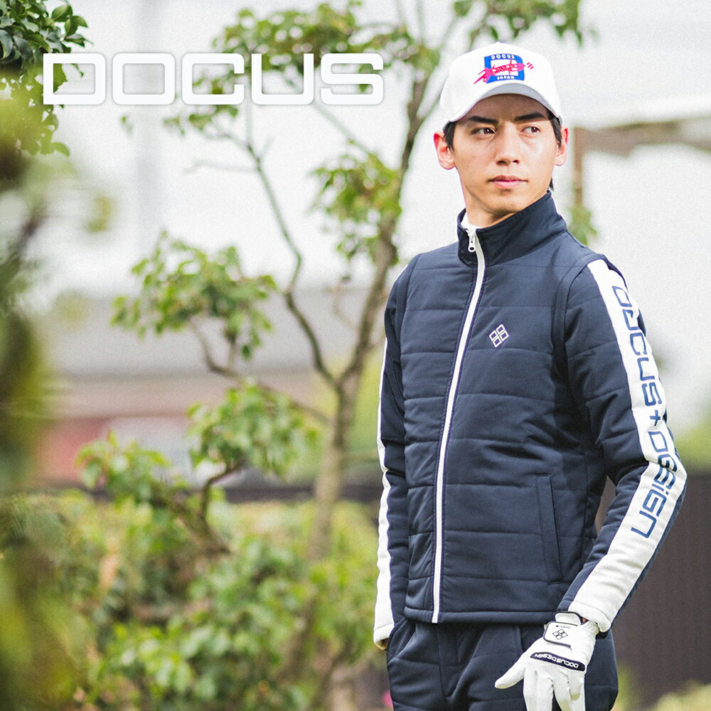 【2023年新作】 DOCUS ゴルフウェア おしゃれ メンズ ジャケット Hot Batting Jacket DCM23A021 ドゥーカス ホット バッティング ジャケット メンズファッション