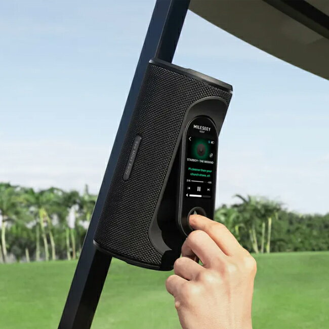 6月末入荷予定 ゴルフ 脱着式 GPS ハンディー大型・高出力ゴルフスピーカー GeneSo...