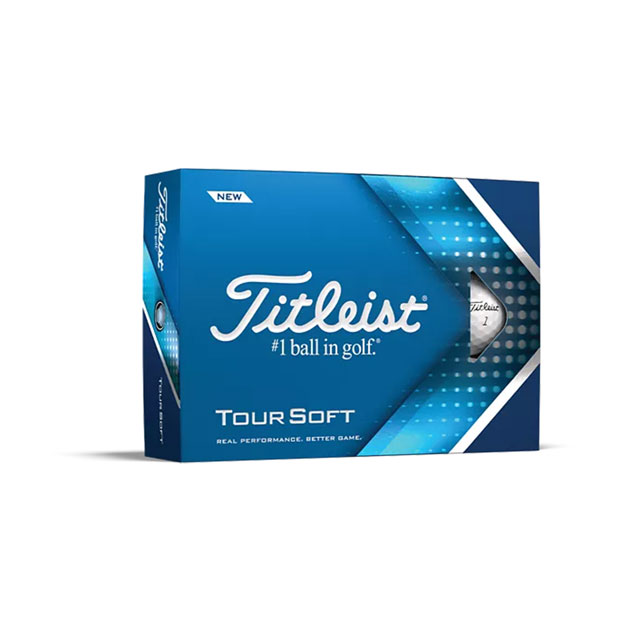 タイトリスト TOUR SOFT ツアーソフト ボール 1ダース (12球) ゴルフボール 弾力 ソフト 打感 【titleist】