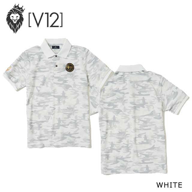 M12 CAMO POLO 【MUNSINGWEAR×V12】V12 マンシング レオン トリプルコラボ ポロ メンズ 大人 かっこいい おしゃれ 2020年 春夏 新作 ウェア ヴィ トゥエルヴ V122011-CT22 コアーズ楽天市場店 あす楽