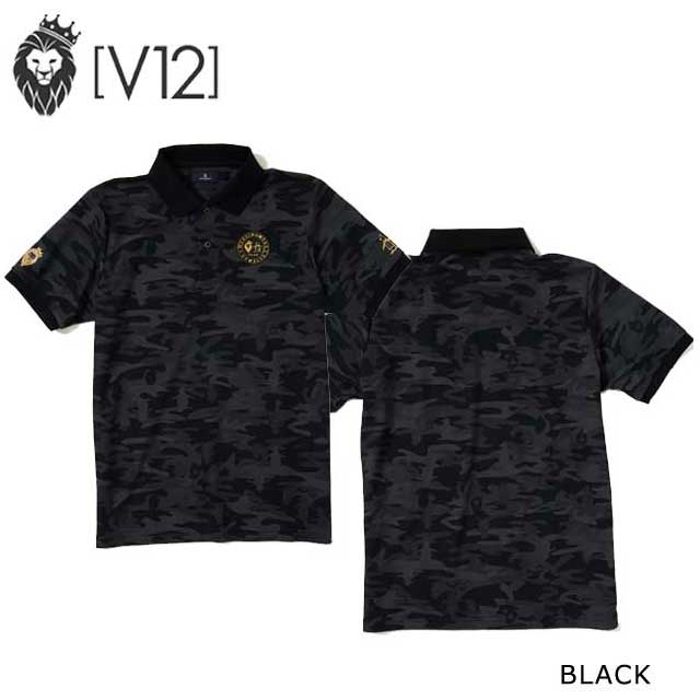 M12 CAMO POLO 【MUNSINGWEAR×V12】V12 マンシング レオン トリプルコラボ ポロ メンズ 大人 かっこいい おしゃれ 2020年 春夏 新作 ウェア ヴィ トゥエルヴ V122011-CT22 コアーズ楽天市場店 あす楽